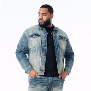 BIG MEN'S HAMILTON DENIM TRUCKER JACKET